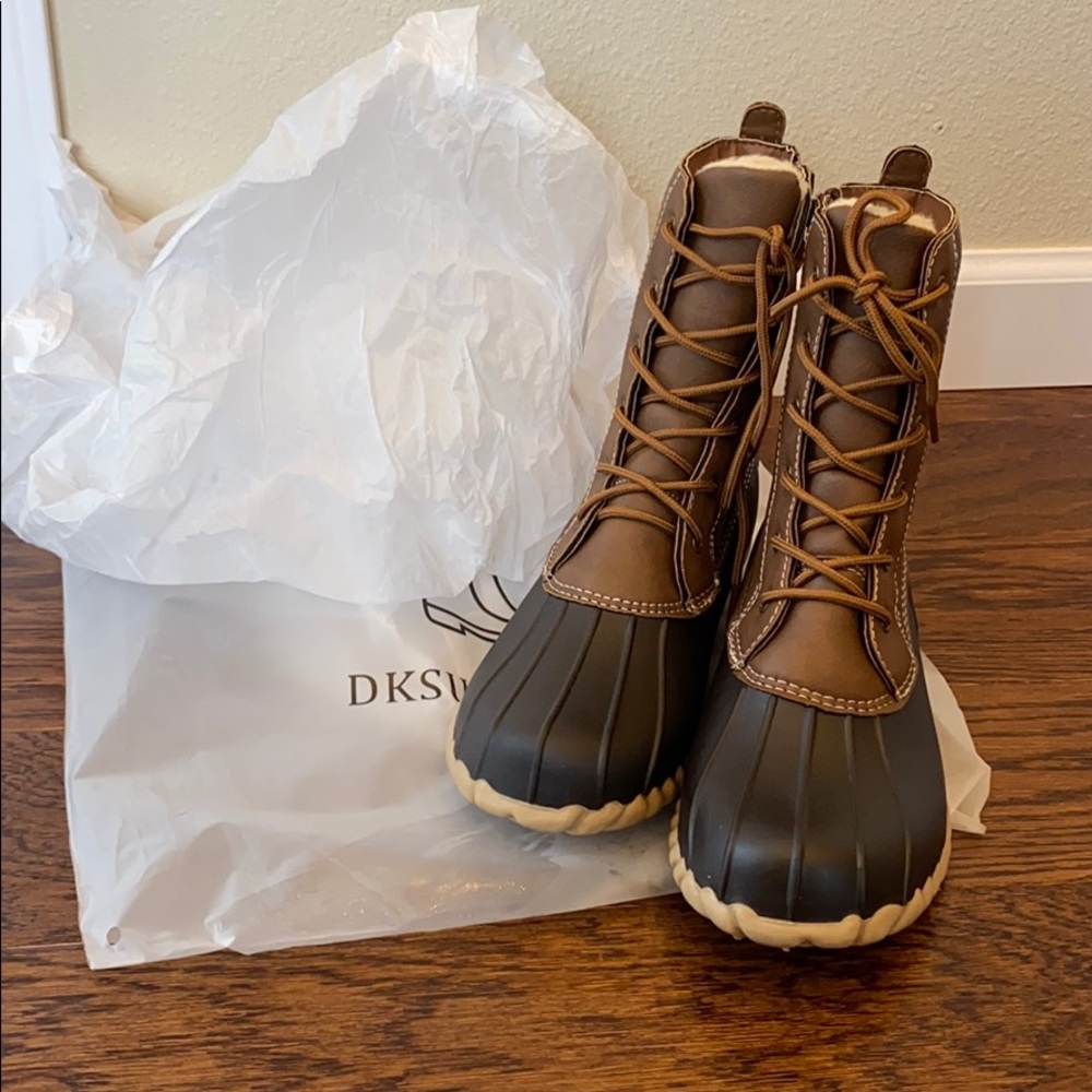 Women’s Duck Boots with Waterproof Zipper